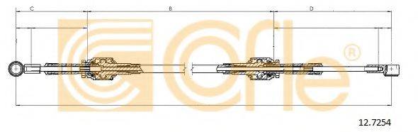 FIAT 33.1010 Трос, ступінчаста коробка передач