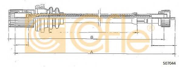 FIAT 50004846 Трос спідометра