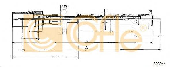 MALO 25066 Трос спідометра