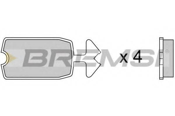 BREMSI BP2039