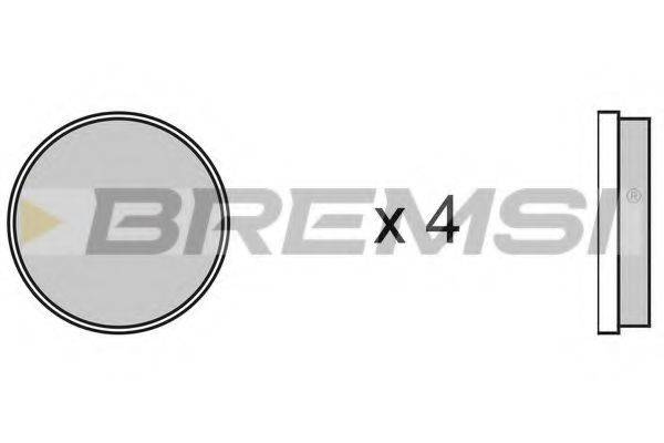 BREMSI BP2067
