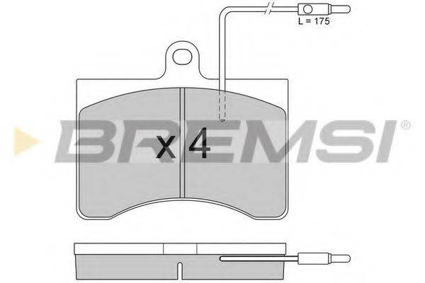 BREMSI BP2094