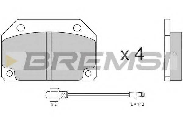 BREMSI BP2154