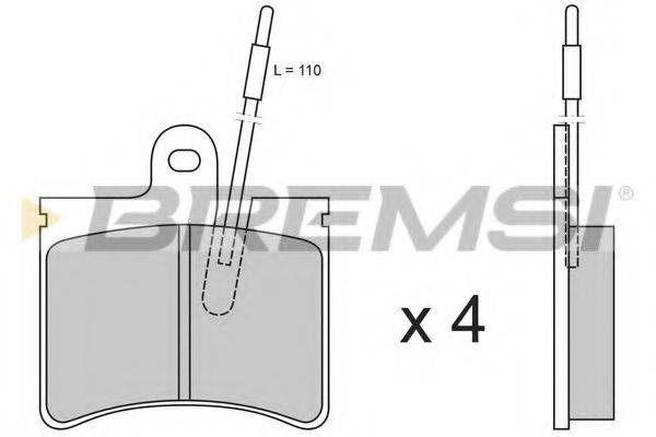 BREMSI BP2161