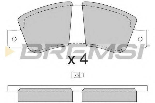 BREMSI BP2181