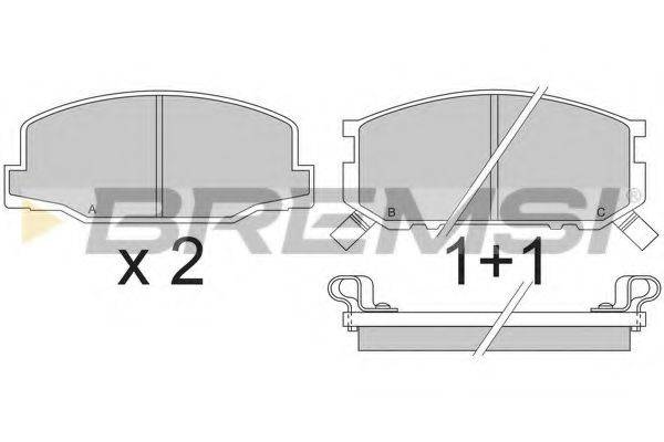 BREMSI BP2272