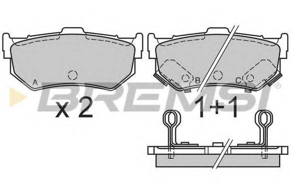 BREMSI BP2291