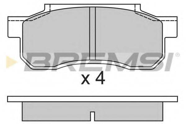 BREMSI BP2292