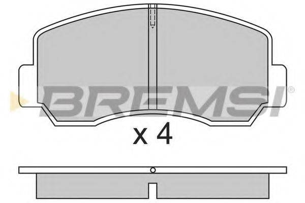 BREMSI BP2296