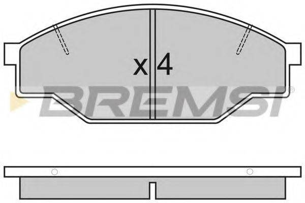 BREMSI BP2322