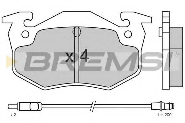 BREMSI BP2338