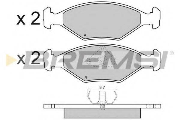 BREMSI BP2343-1