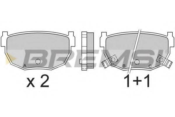 BREMSI BP2357