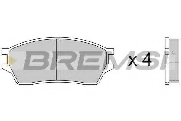 BREMSI BP2391
