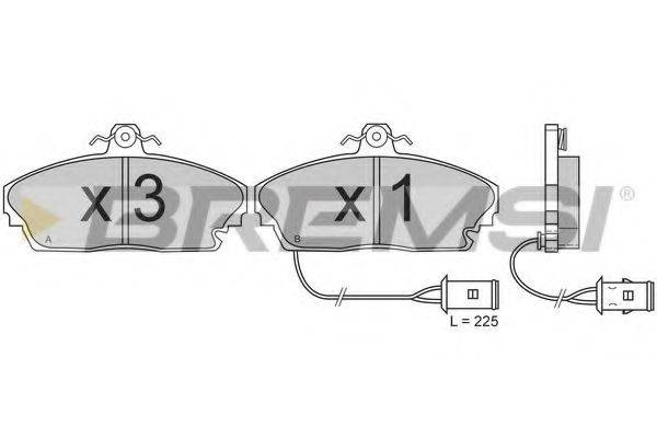 BREMSI BP2393