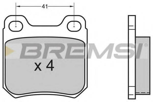 BREMSI BP2412