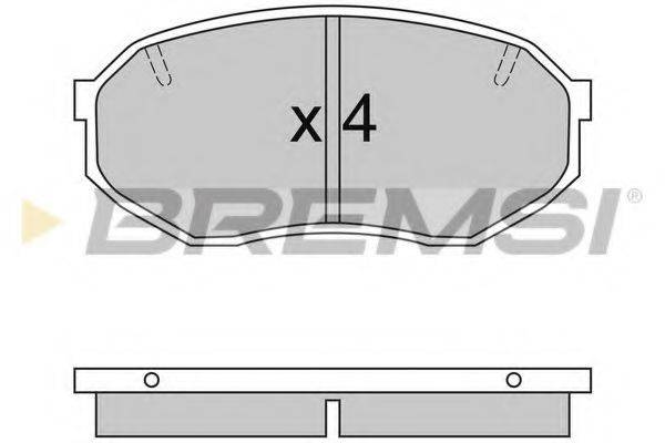 BREMSI BP2421