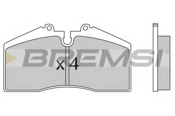 BREMSI BP2449