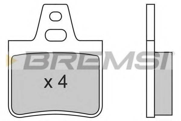 BREMSI BP2455