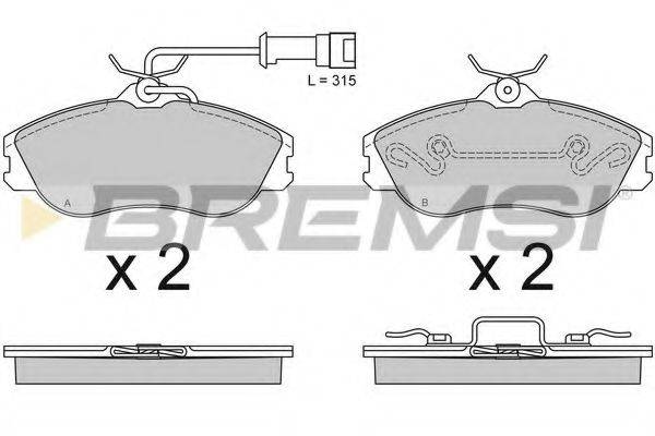 BREMSI BP2478