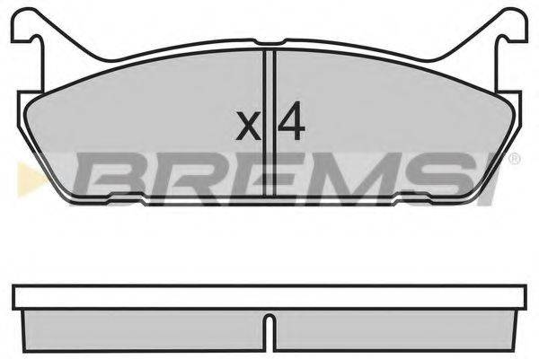 BREMSI BP2488