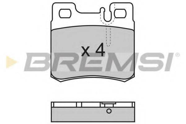 BREMSI BP2495