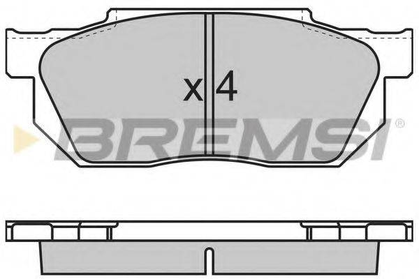 BREMSI BP2501