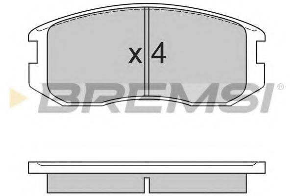 BREMSI BP2558