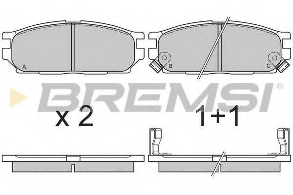 BREMSI BP2588