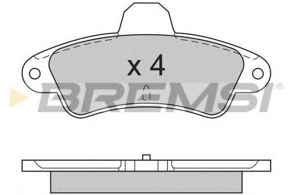 BREMSI BP2593