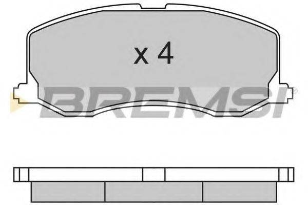 BREMSI BP2596