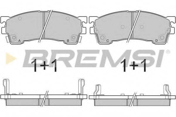 BREMSI BP2622