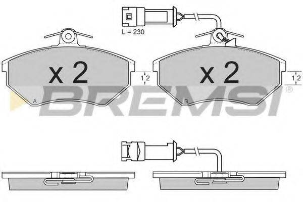 BREMSI BP2637