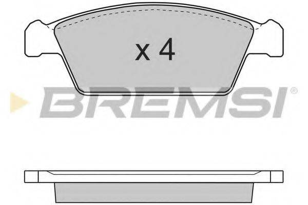 BREMSI BP2668