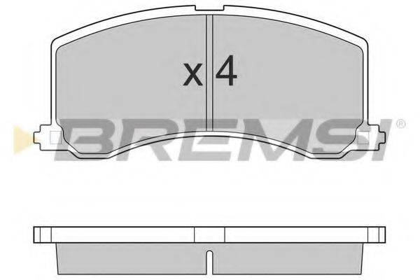 BREMSI BP2684