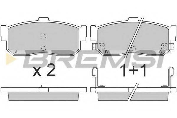 BREMSI BP2699