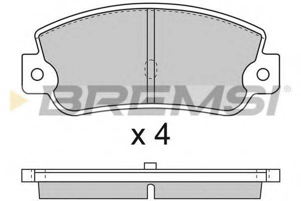 BREMSI BP2714
