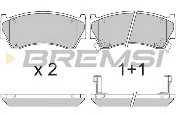BREMSI BP2721