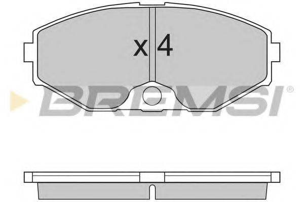 BREMSI BP2722