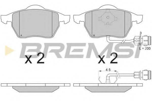 BREMSI BP2733