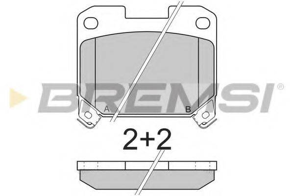BREMSI BP2741