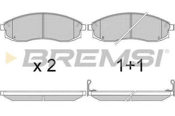 BREMSI BP2743
