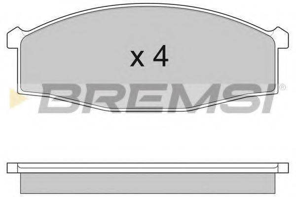 BREMSI BP2757