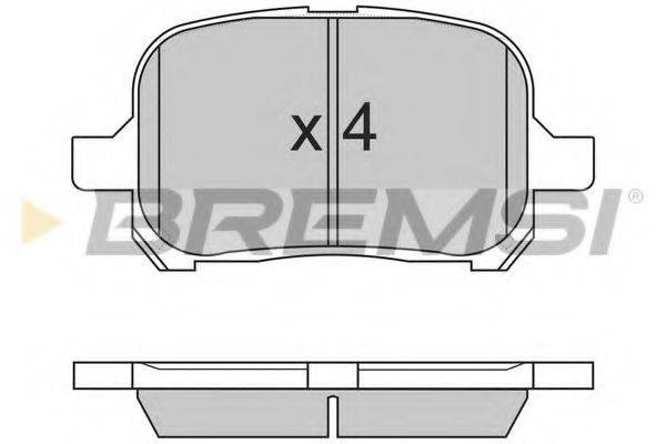 BREMSI BP2761