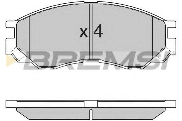 BREMSI BP2775