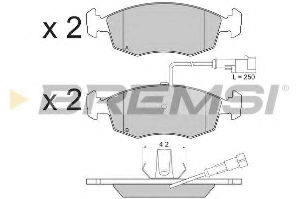 BREMSI BP2817