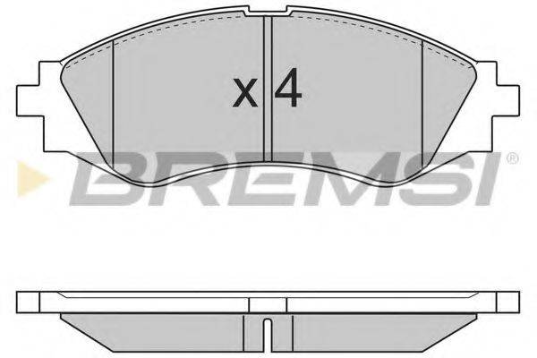 BREMSI BP2833
