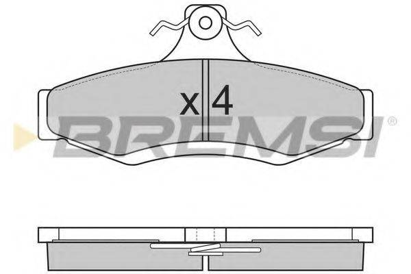 BREMSI BP2851