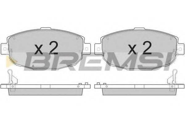 BREMSI BP2856