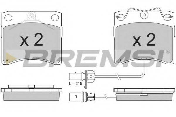 BREMSI BP2869